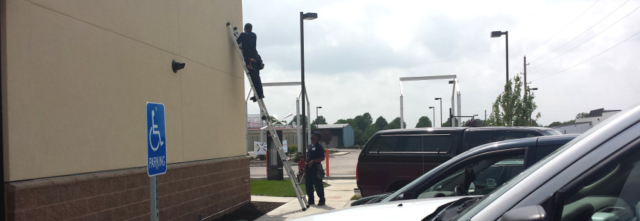 Commercial Installation Process of a Security Surveillance CCTV System Installation in Aurora Illinois